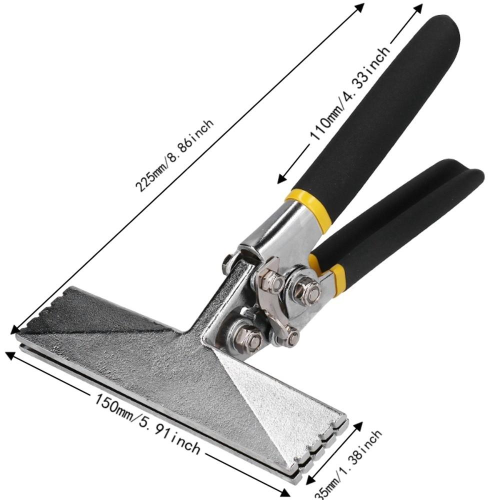 Ergonomic Handle Hand Seamer Pliers 6 Inch Offset Straight Jaw Seamer HVAC Ductwork