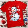 Unisexs and Unisexs Cute SnowUnisex Christmas TShirt Tee MC a