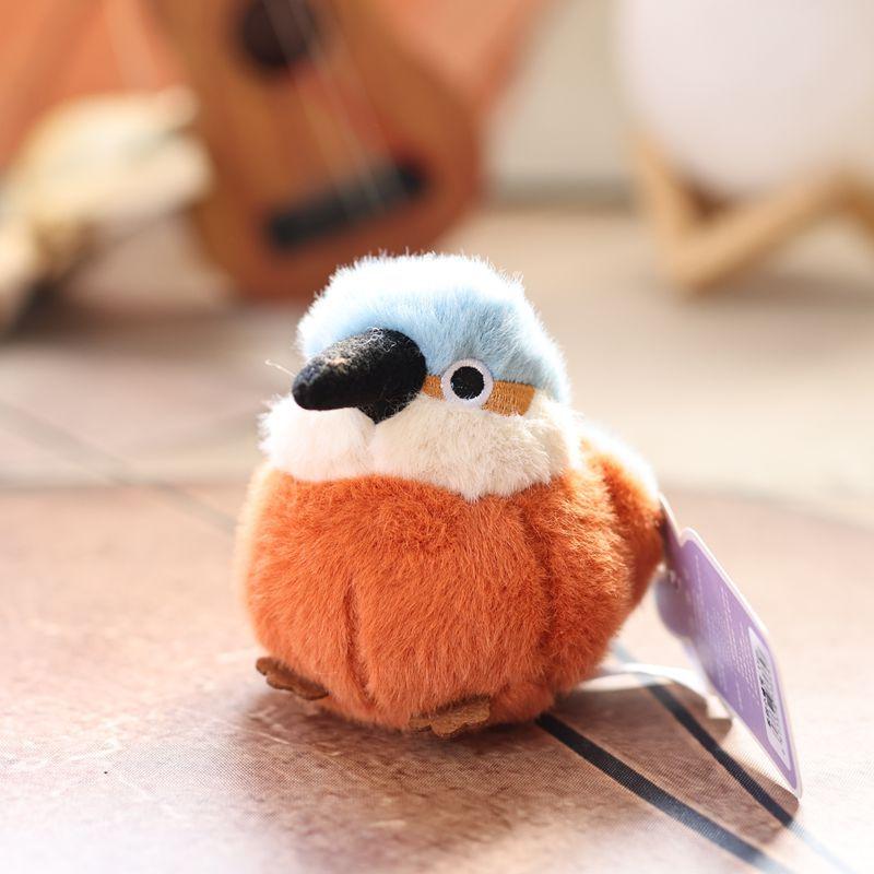 Mignon Réaliste Kiwi Perroquet Mésange Peluche Poupée Pendentif Porte-clés Accroche Sac Ornement Cadeaux