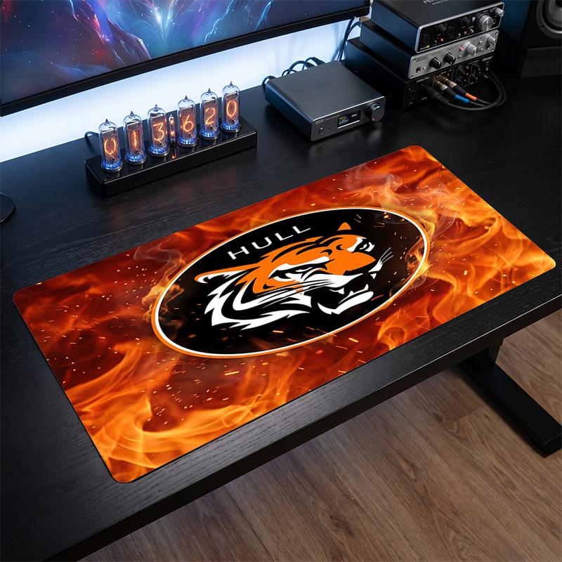 Tappetino Mouse Grande Stampa Calcio Hull City, Tappetino Esteso Antiscivolo per Scrivania Gaming Ufficio Casa