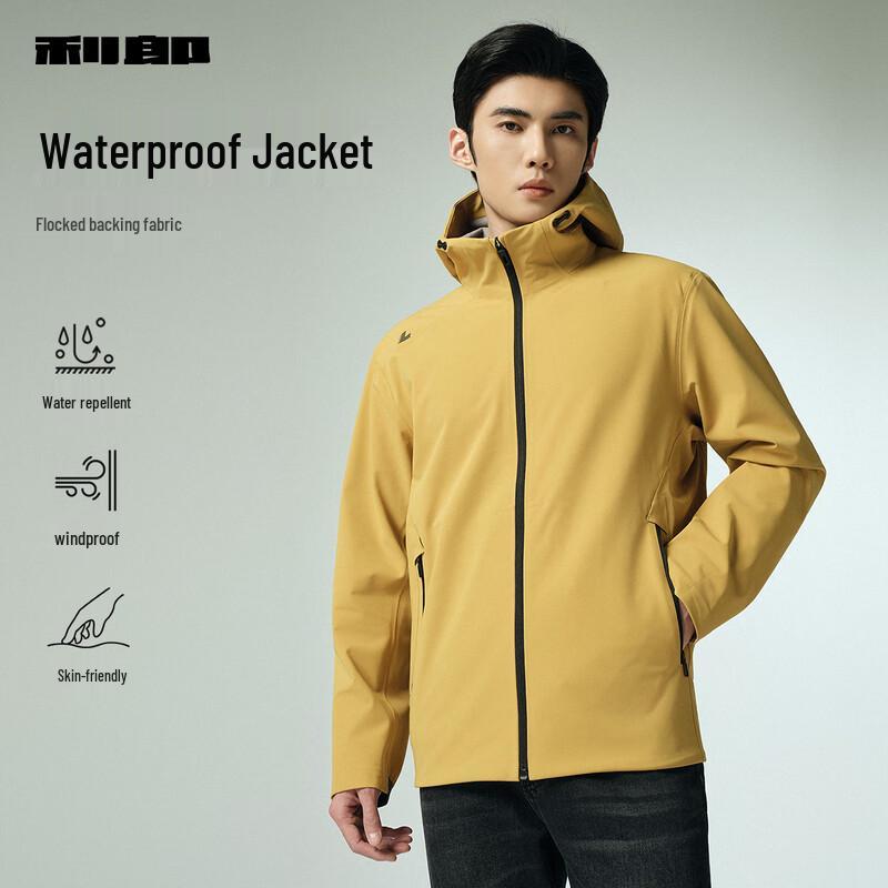 Lilang Men s Hooded Waterproof Windbreaker Jacket 180/96A