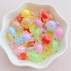 30Pcs Cute Mini Cartoon Night Light Hand-painted Turtle Nail Art Resin Designer Charms DIY Craft For Nail 3D Decorations Jewelry