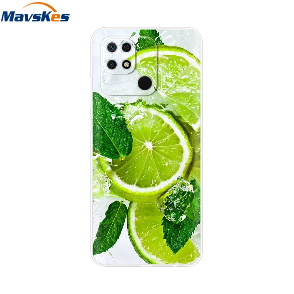 For Redmi 10C Case Clear Heart Flower Soft Silicon Phone Cover For Xiaomi Redmi 10C Coque redmi10C 10 C Fundas Bumper Shockproof