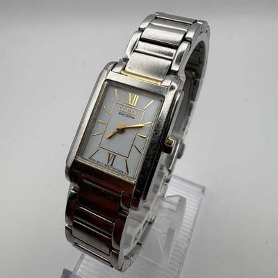 Used CITIZEN Eco-Drive Square Ladies Working
