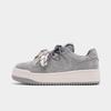 Soft leather versatile board shoes women's 2025 new popular spring and autumn heightening platform muffin shoes casual sports shoes