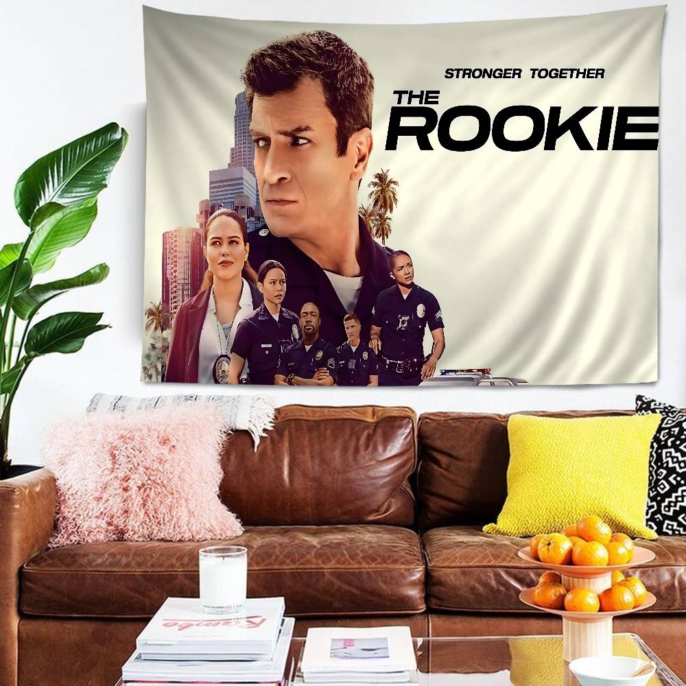 Movie The RRookie Cartoon Tapestry Art Science Fiction Room Home Decor Wall Hanging Sheets