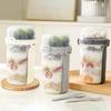 Contenitore per Insalata a Doppio Strato con Forchetta 0,83L PP per Alimenti Scatola Bento Ermetica Leggera Scatola Pranzo da Picnic per Colazione Pranzo di Lavoro Viaggio