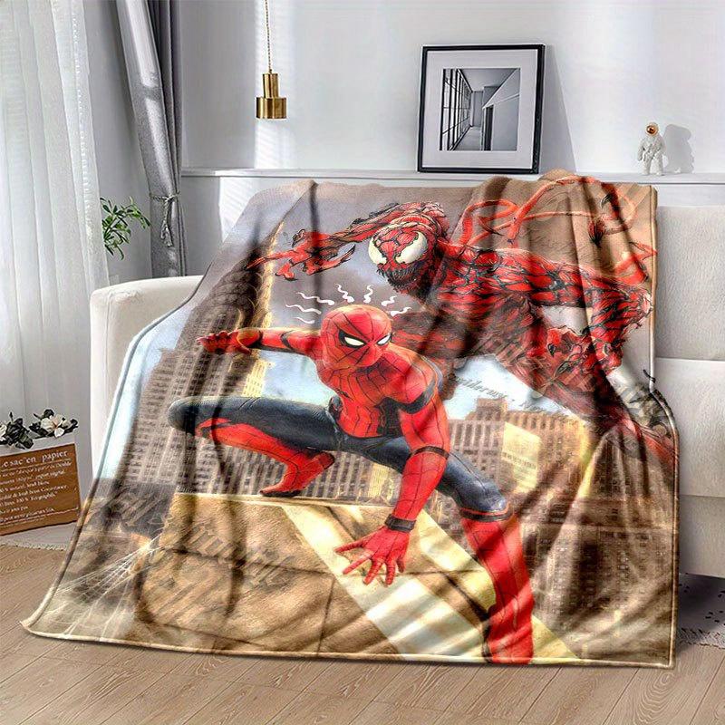 Spider-man Roztomilá Tištěná Deka Obdélníková Měkká Pohodlná Moderní Styl Polyester