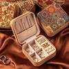 Retro Light Luxury Portable Jewelry Storage Box for Rings & Necklaces