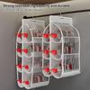 6 Pocket Hanging Handbag Organizer For Wardrobe Closet Gray Waterproof Storage Bag Door Wall Clear Sundry Bag With Hanger Pouch