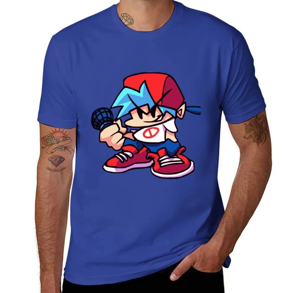 FNF Boy friend design T-Shirt street wear custom shirt men tshirt