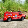 2026 Alloy Ambulance Rescue Van Pull Back Car Model Toy with Light  Sound, Simulation Emergency Vehicle Kids Educational Play Collection