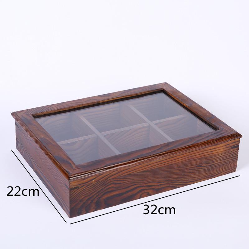 Wooden Dried Fruit Snack Plate with Cover Snack Box Nut Dried Fruit Plate Candy Box Snack Storage Boxes Home Storage Organizer