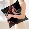 A-anne H-hathaway Pillow Gift Home Office Decoration Bedroom Sofa Car Cushion Cover Case 45x45