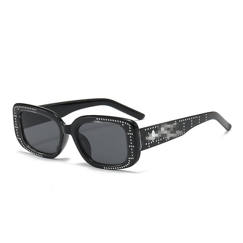 Sunglasses Female Meteor Light Luxury Sunglasses Small Square Starry Sky Model With Goods Tide Han Glasses Fashion