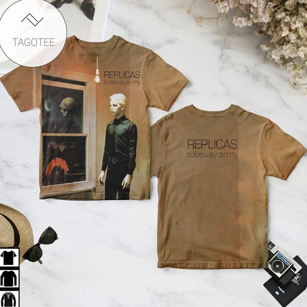 Tubeway Army Replicas Album Cover AOP T-Shirt Unisex T-Shirt XL