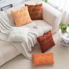 Halloween Pumpkin Embroidered Pillowcase Decorative Throw Pillow Cover For Home Living Room Sofa Simple Design Pumpkin Cushion Case