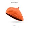 Female Handmade Diy Beret Female Hat Autumn Woolen Painter Hat Warm And Thick Newsboy Hat Outdoor Hiking Hat