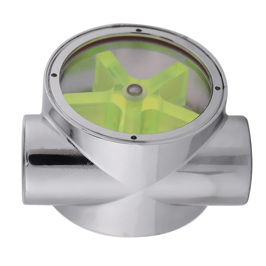 Tungsten Alloy G1/4\" Standard Female To Female Thread Computer Water Cooling Flow Indicator