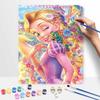 Disney Rapunzel Pascal Painting Kit Canvas DIY Home Decor Gift