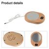 Coffee Cup Warmer Electric Coffee Heater 55-65°C Constant Temperature Built-in Gravity Sensing Switch On/off Display