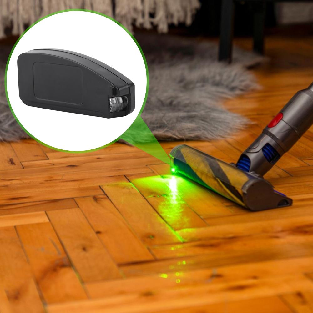 Vakuumlicht mit grüner LED-beleuchtetem Aufsatz Universelle Vakuumlampe Staubsauger LED Staubanzeige Lampe für Zuhause Haustiergeschäft