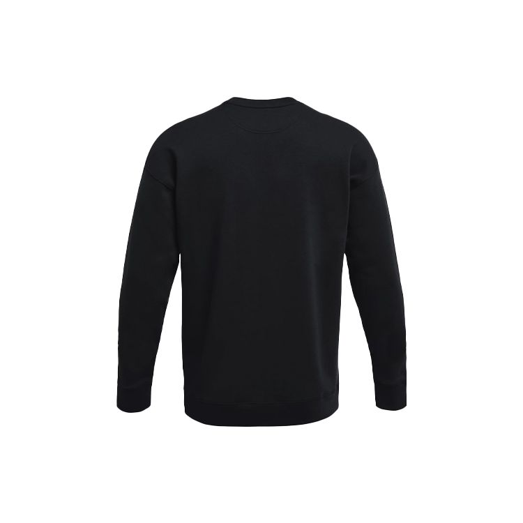 Under Armour Rival Alma Mater Logo Embroidered Fleece Crewneck Sweatshirt Men Sweatshirt Black 1366298-001