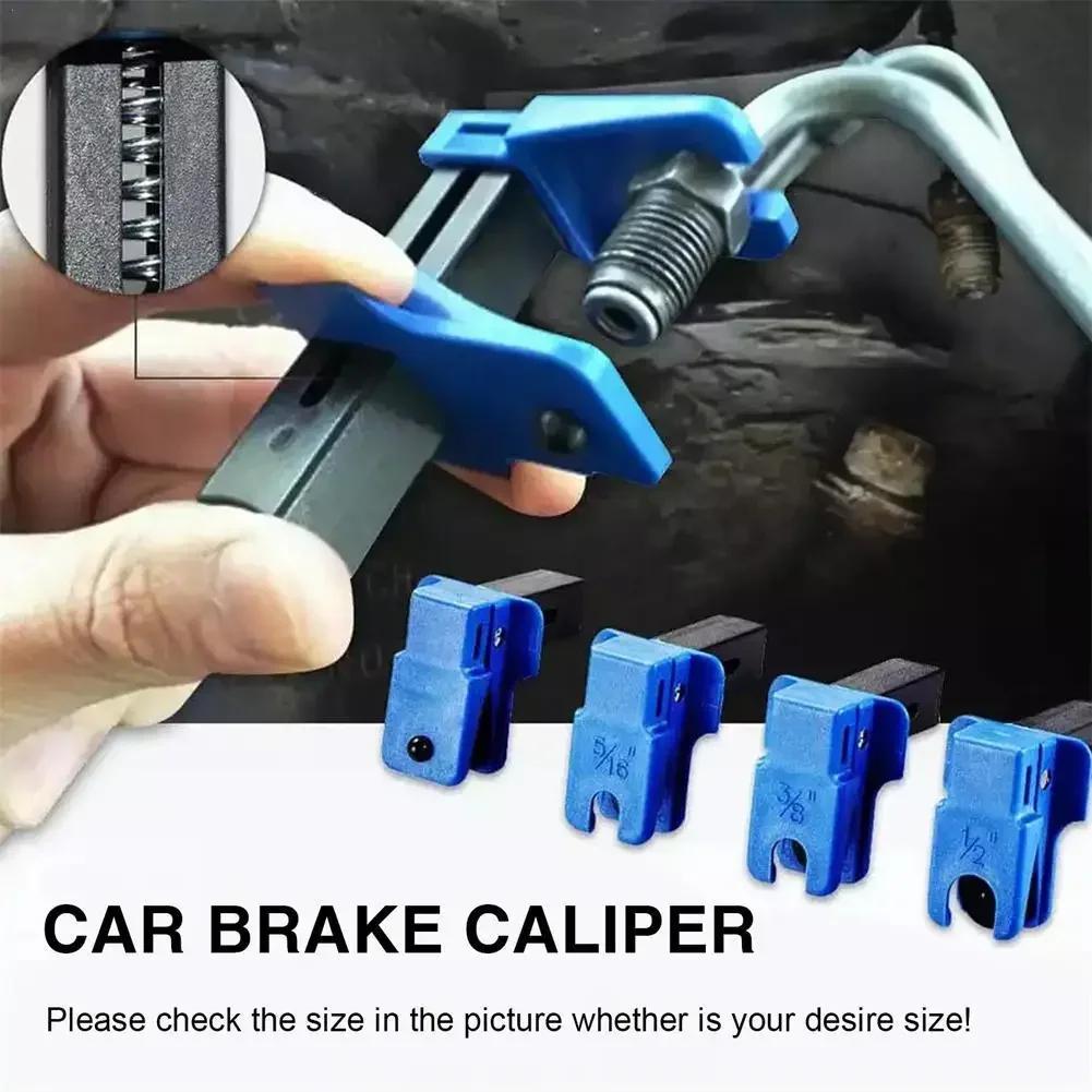 Brake Hose Clamp 4pcs Brake Lines Stoppers Brake Lines Clamp Set Leak-Proof Brake Lines Stoppers Caps And Plugs Set For Amagi