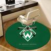 SV Werder Bremen, Tappetino Sedia Logo Squadra di Calcio Tappeto Rotondo Tappeto per Ufficio, Lavabile in Lavatrice, Antiscivolo, Adatto per Soggiorni, Camere da Letto
