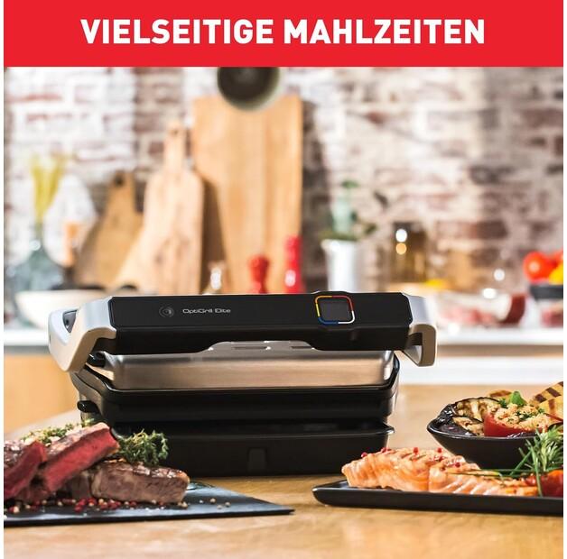 Контактный гриль Tefal GC750D OptiGrill Elite