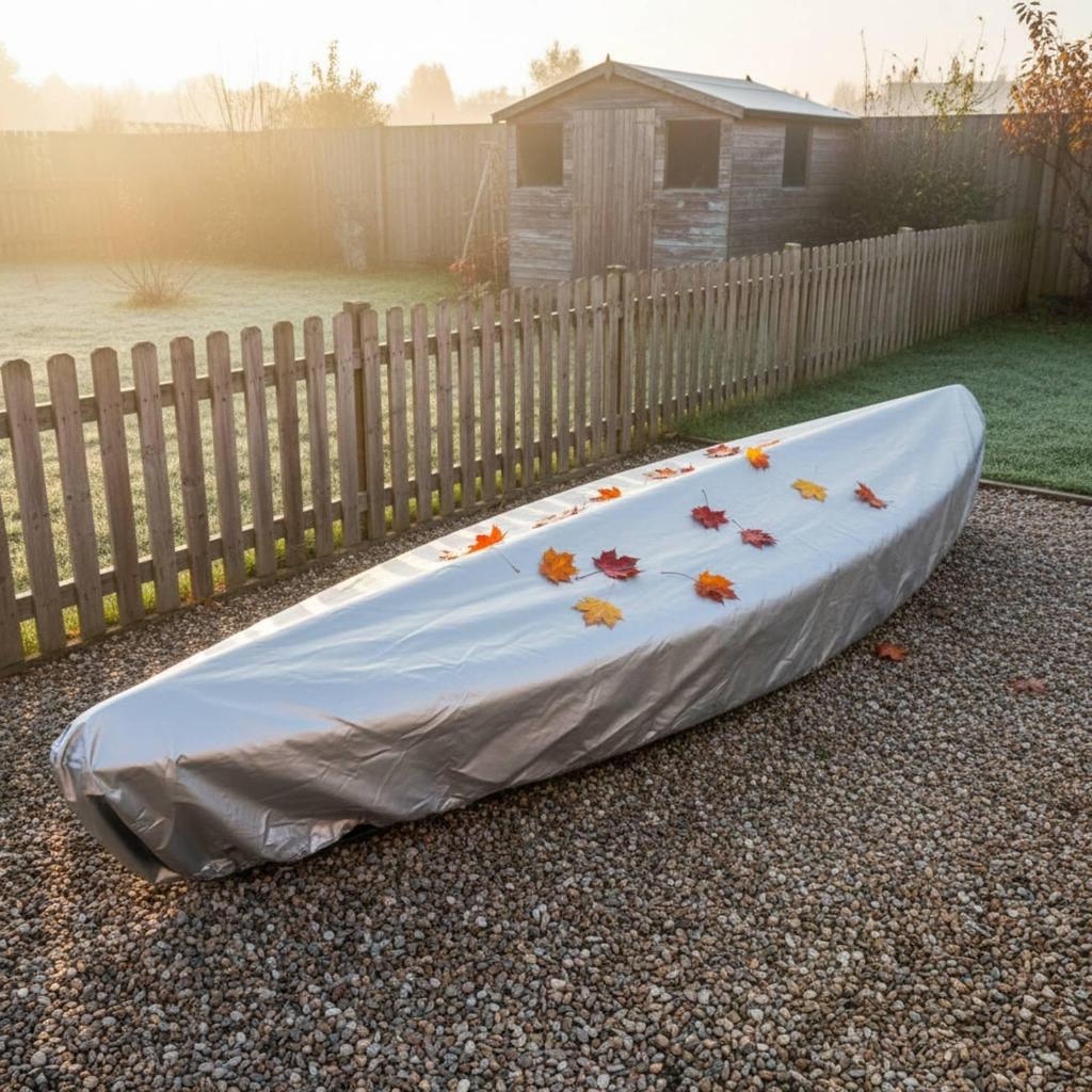 Waterproof Kayak Cover Sunproof Gray All-Encompassing Weather Protection