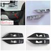 Rearview Mirror / Front Fog Light Lamp / Fuel Oil Tank Cap Cover Trim For BYD SHARK 2024 2025 Black / Carbon Fiber Accessories