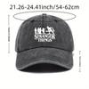 Versatile Old Washed Baseball Hat Cowboy Peaked Cap Street Fashion Hat for Women