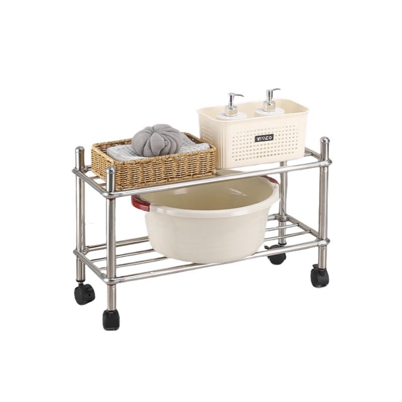 Yingbang Multi-layer Bathroom Storage Shelf with Wheels