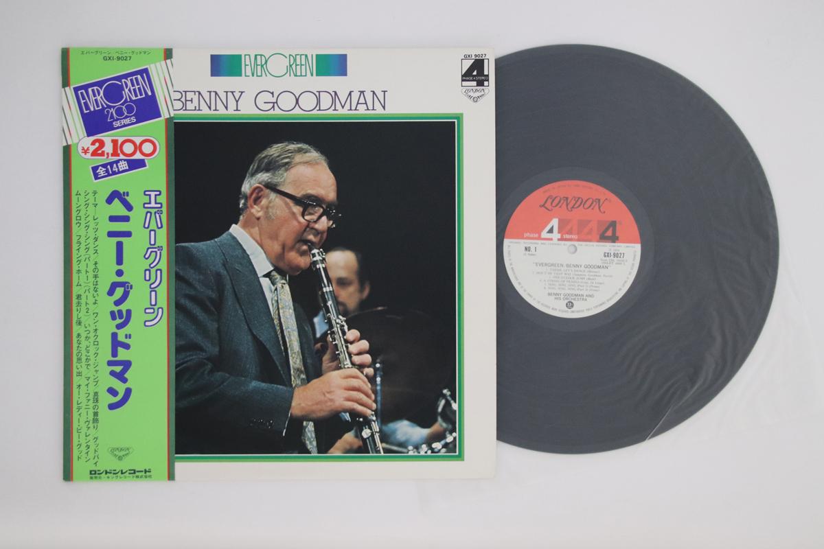 

Пластинка LP BENNY GOODMAN - Evergreen GXI9027 LONDON 1976 Япония Obi Jazz б/у