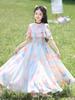 2026 Sommer Chiffon Prinzessinnenkleid für Mädchen - Stilvolle, Modische Strandbekleidung