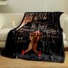 God Says I Am Religious Blanket with Inspirational Scripture and Afro Lady Design Blanket for Livingroom Lunch Break Throw for Friend's Festival Gift