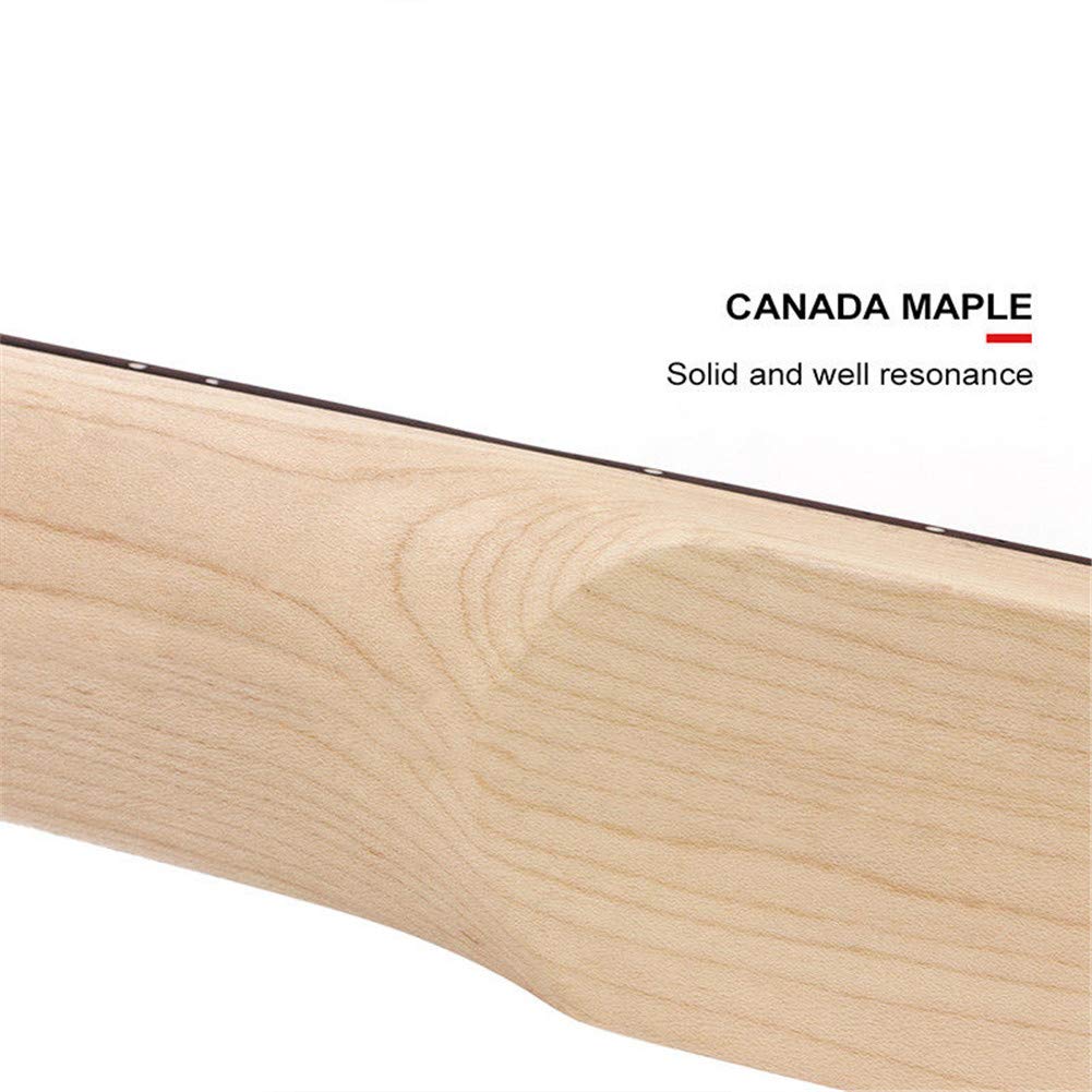 RuiJOTWAT 22 Fret Electric Guitar Neck Maple Rosewood Fretboard for Fender Stratocaster
