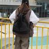 SURCHAR Drawstring Tote Bag, Nylon Backpack, Women's, Handbag, Shoulder Bag, 2-Way, Lightweight, Large Capacity, Casual, Solid Color, Stylish, Cute,