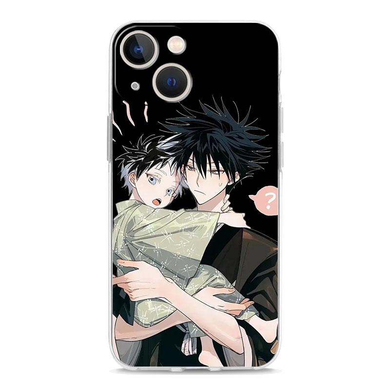 Fashion Jujutsu Kaisen Cool Luxury Clear Soft Phone Case For iPhone 14 13 12 11 Pro Max XS X XR SE 7 8 Plus Shockproof Cover