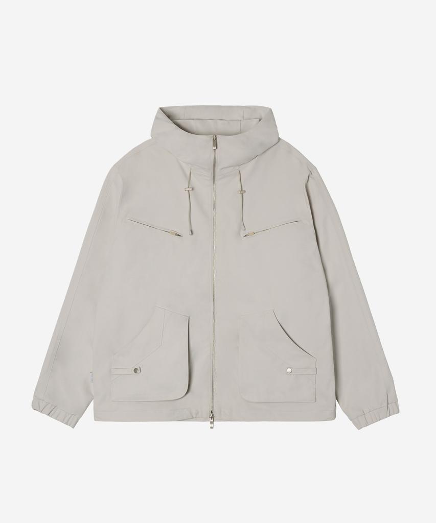 NODE LABS Dev:12 2Way Rivet Hood Jacket_Padded White
