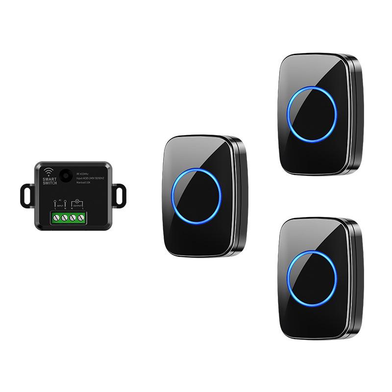 220V Wireless Remote Control Switch, No Wiring Needed, Master-Slave & Dual Control, Flexible Placement