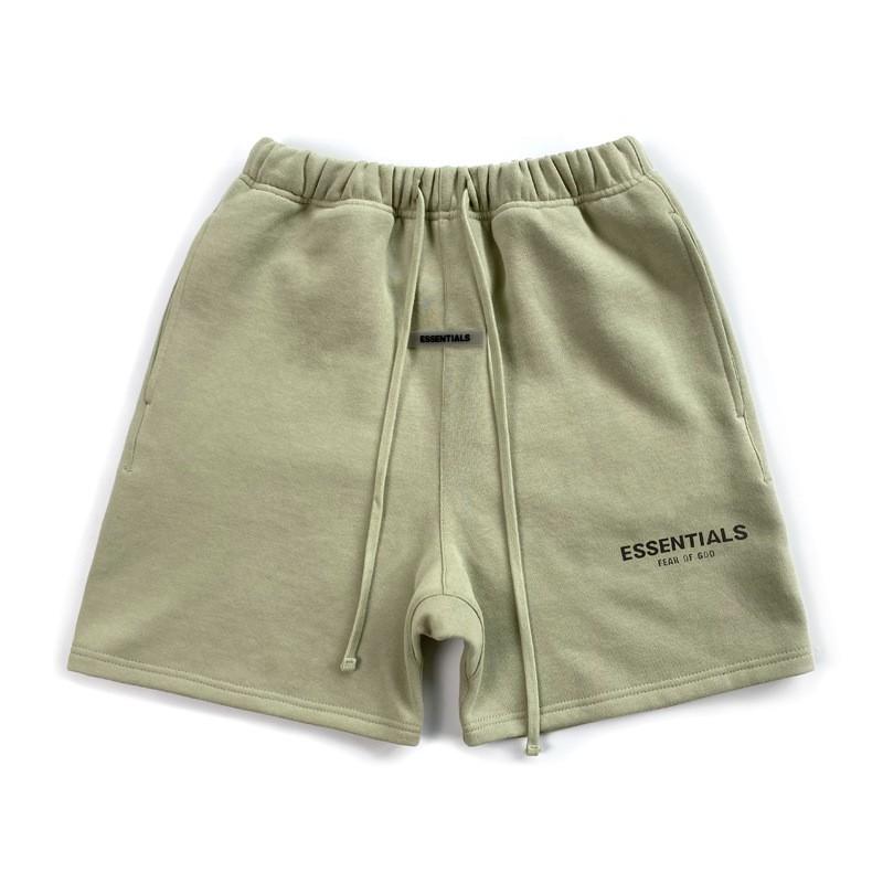 FOG ESSENTIALS Pánské bavlněné kraťasy Volný střih Streetwear Ležérní teplákové