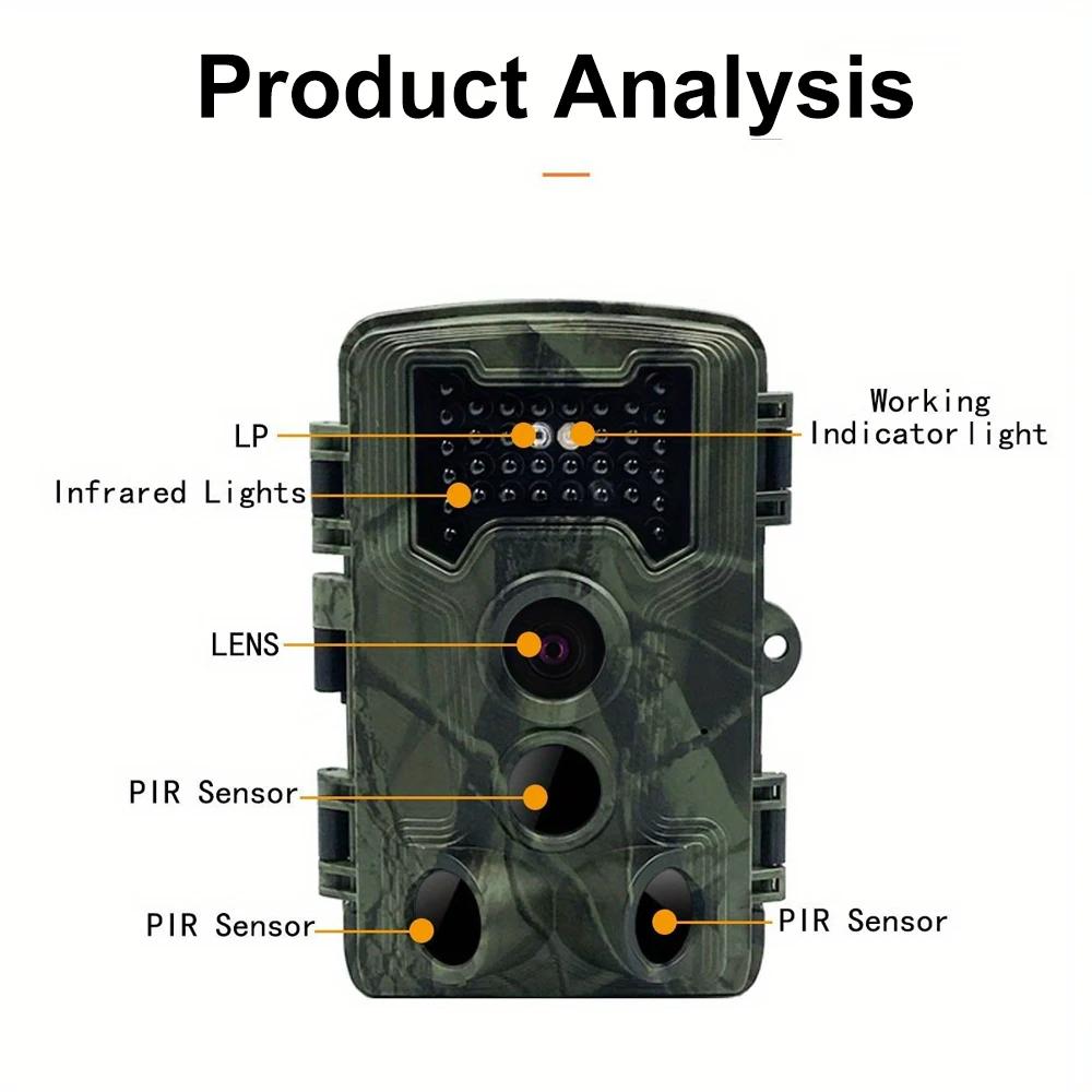 2026 Hunting Trail Camera 36MP 1080P Night Vision Wildlife Camera With Motion Activated Outdoor Trail Cam Trigger Wildlife Scouting