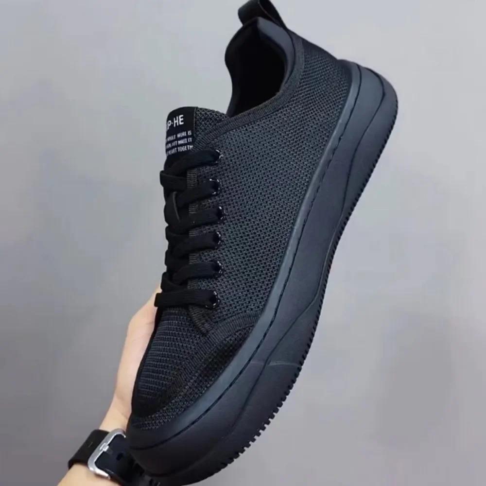 Men's Shoes Breathable Mesh Sports Casual Shoes Fashion Lace Up Espadrilles Man Shoes Sneakers for Men Zapatillas De Deporte