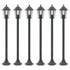 Day and Night - Day and Night Garden Lamps Dark Green Aluminum E27 110 Cm 6 Units