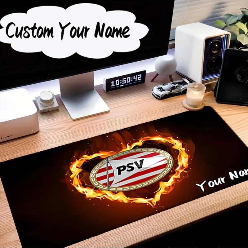 Custom Name Mouse pad Psv Eindhoven Crest Mouse Pad Desk Mat, Non-Slip Rubber Backer Pad For Computer Notebook Gaming Mouse Pad Birthday Gift