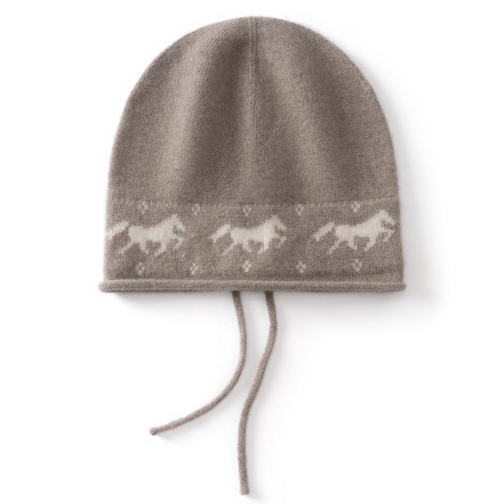 Lazy wind knitted pile hat women's autumn and winter fashion versatile warm bag head cold hat street style hat tide