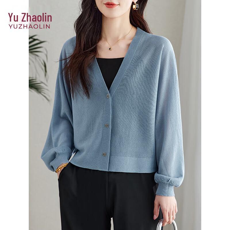 

Yuzhaolin Women s Thin Batwing Knit Cardigan L (99-143 lbs)