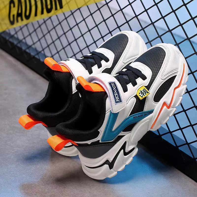 Middle-aged and Older Children Boys Children's Shoes Boys' Sports Shoes Spring and Autumn New Mesh Breathable Primary School Students Casual Shoes